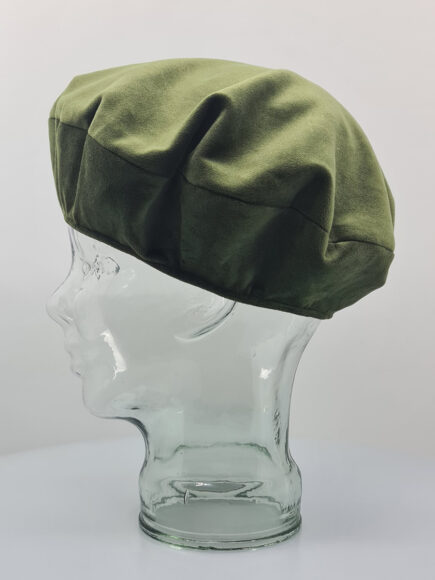 Béret vert olive